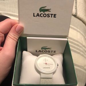 White Lacoste Watch